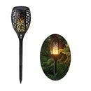 1X Solar Garden Led Torch Outdoor Flame Dancing Flickering Light Tiki
