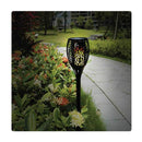 1X Solar Garden Led Torch Outdoor Flame Dancing Flickering Light Tiki