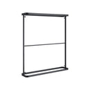 Bathroom Organizer Freestanding Towel Rack Rail Hanger