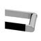 Black And Silver Towel Rail 70Cm Rack Bar Holder Bathroom Accessories