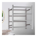 Stainless Steel Electric Heated Towel Rail Rack Ladder 4 Round Bars