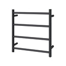 Stainless Steel Electric Heated Towel Rail Rack Ladder 4 Round Bars