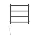 Stainless Steel Electric Heated Towel Rail Rack Ladder 4 Round Bars
