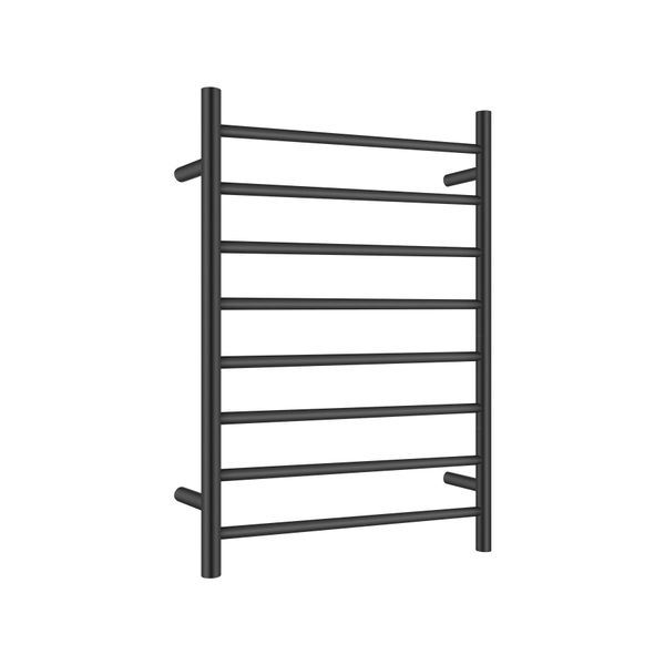 Aluminium Electric Heated Towel Rail Rack Ladder Warmer 8 Round Bars