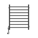 Aluminium Electric Heated Towel Rail Rack Ladder Warmer 8 Round Bars