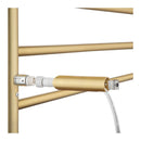 Aluminium Electric Heated Towel Rail Rack Ladder Warmer 8 Round Bars