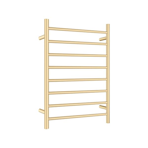 Aluminium Electric Heated Towel Rail Rack Ladder Warmer 8 Round Bars