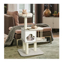 Modern Cat Tower With Platform Scratching Posts For Kittens And Cats