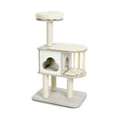 Modern Cat Tower With Platform Scratching Posts For Kittens And Cats