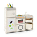 Multipurpose Toy Chest And Bookshelf With Magnetic Whiteboard