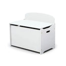 Toy Chest Wooden Box Kids Furniture White