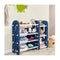 Kids Toy Storage Organizer with Bookshelf for Childs Bedroom Blue