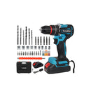 21V Cordless Impact Drill With Led Light