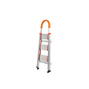 3 Step Ladder Folding Aluminium Silver