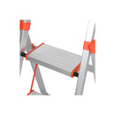 3 Step Ladder Folding Aluminium Silver