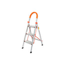 3 Step Ladder Folding Aluminium Silver