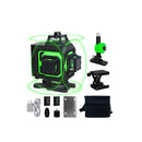 4D 16 Line Green Laser Level Remote Tripod