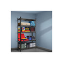 Warehouse 5 Tier Shelving Garage Black