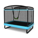 Sturdy Recreational Trampoline with Swing for Kids Blue
