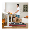 2in1 Folding Treadmill with Dual LED Display for Home Red