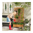 Raised Garden Bed With Trellis For Indoor And Outdoor Use