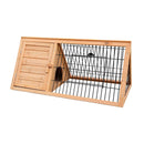 Triangle Wooden Rabbit Hutch