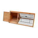 Triangle Wooden Rabbit Hutch