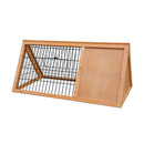 Triangle Wooden Rabbit Hutch
