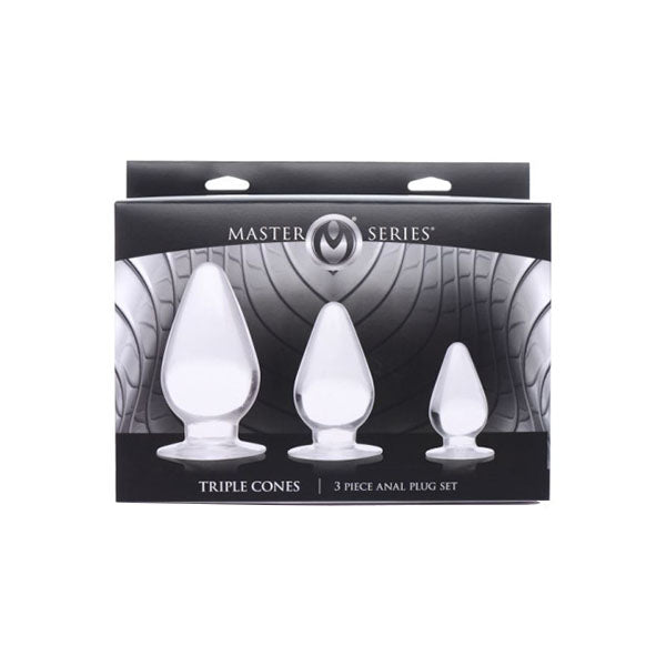 Triple Cones 3 Pc Anal Plug Set Simply Wholesale Triple Cones 3 Pc Anal Plug Set Simply Wholesale