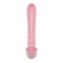 Satisfyer Triple Lover Pink Rabbit Vibrator And Massage Wand
