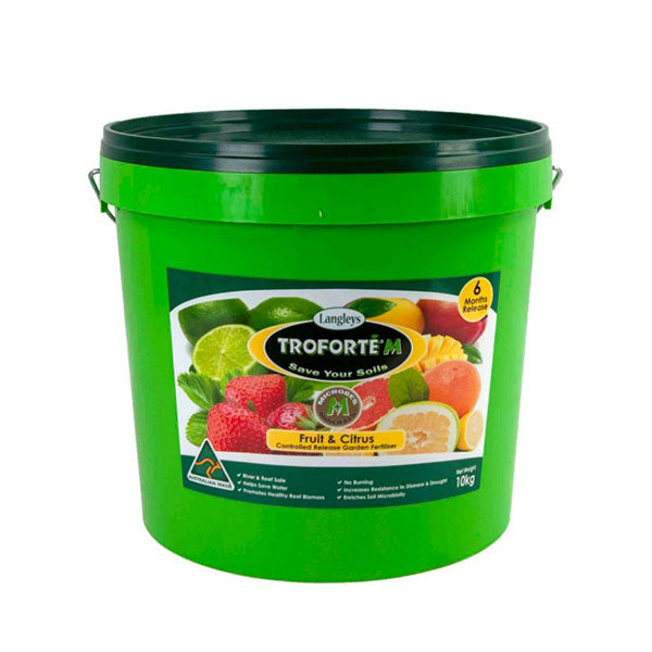 Troforte Fertiliser Fruit And Citrus 10Kg Langleys Fertilizer Minerals