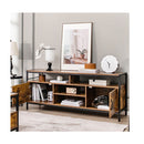 Home Tv Cabinet With Storage Side Cabinets And Adjustable Shelf