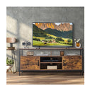 Home Tv Cabinet With Storage Side Cabinets And Adjustable Shelf