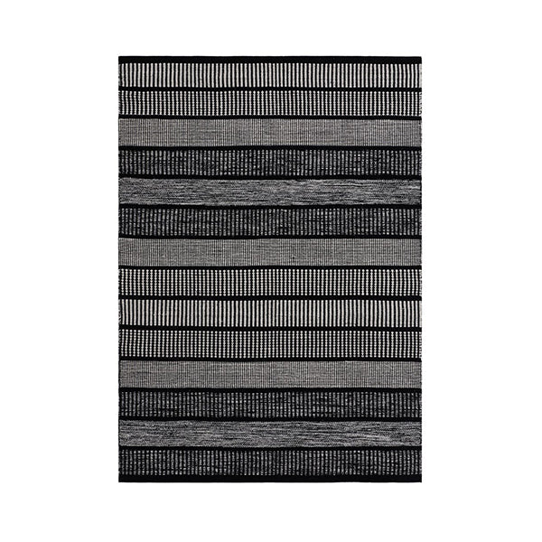 Ubud Wool Black Rug 80Cmx125Cm