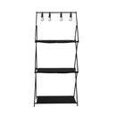 Foldable Camping Storage Shelves With Hooks