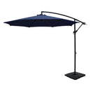 3m Umbrella with Base Outdoor Cantilever Beach Garden Patio Parasol Navy