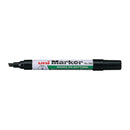 Uni Permanent Chisel Marker Black Box Of 12