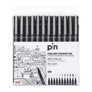 Uni Pin Fine Liner Markers Assorted Pack Of 12
