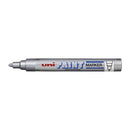 Uni Paint Marker Bullet Px20 Silver Box Of 12