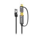 Mbeat Tough Link 3M Usb And Usb C To Rj45 Ethernet Cable Space Grey