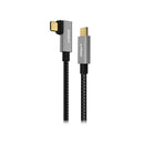 Mbeat Tough Link L Shape Usb Gen2 Usb C Cable Space Grey