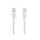 Belkin Boostcharge Braided Usb C To Usb C Cable 1M Pack Of 2 White