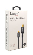 Oxhorn Usb E Marker Chip Black Fast Charging Cable Usb C Device