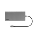 Belkin Connect Universal Usb C 8 In 1 Dual Display Core Hub Space Grey