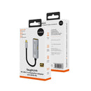 Mbeat Tough Link Usb C To Dp Adapter With 100W Pd Space Grey 4K