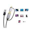 Mbeat Tough Link 2M Usb And Usb C To Rj45 Ethernet Cable Space Grey