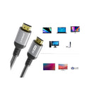 Mbeat Tough Link 3M Certified 8K Hdmi Cable Space Grey Hdmi Male