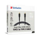 Verbatim Cable 240W Usb C To Usb C 200Cm Pd And Qc 3 And 4