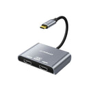 Mbeat Tough Link Usb C To Dual 4K 60Hz Hdmi Mst Adapter 4K