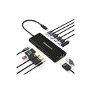 Simplecom Cht814 14In1 Usbc 4K Triple Display Mst Docking Station